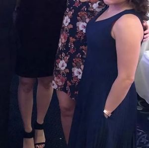 Azazie, navy blue, size 6